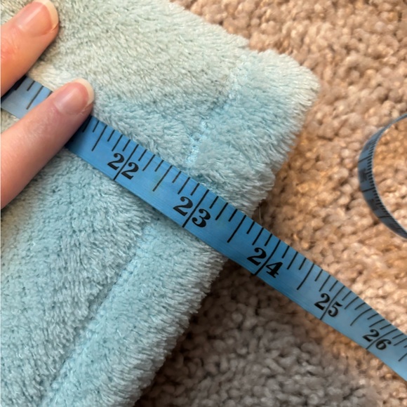 New Patagonia XS Turquoise Synchilla Fleece Pullover Sweater 1/4 Button Down - Picture 6 of 6